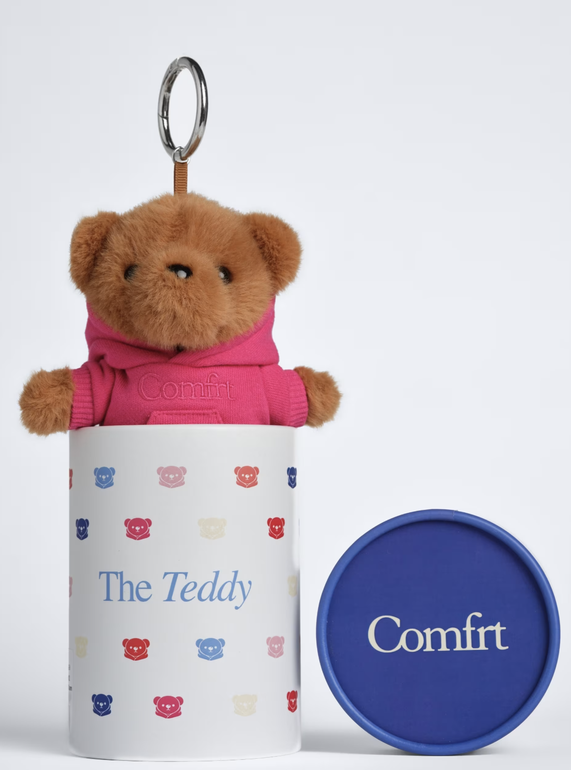 Teddy Mystery Keychain — Rose Vif